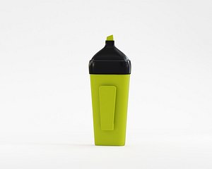 3D Marker Highlighter Pen 3d model