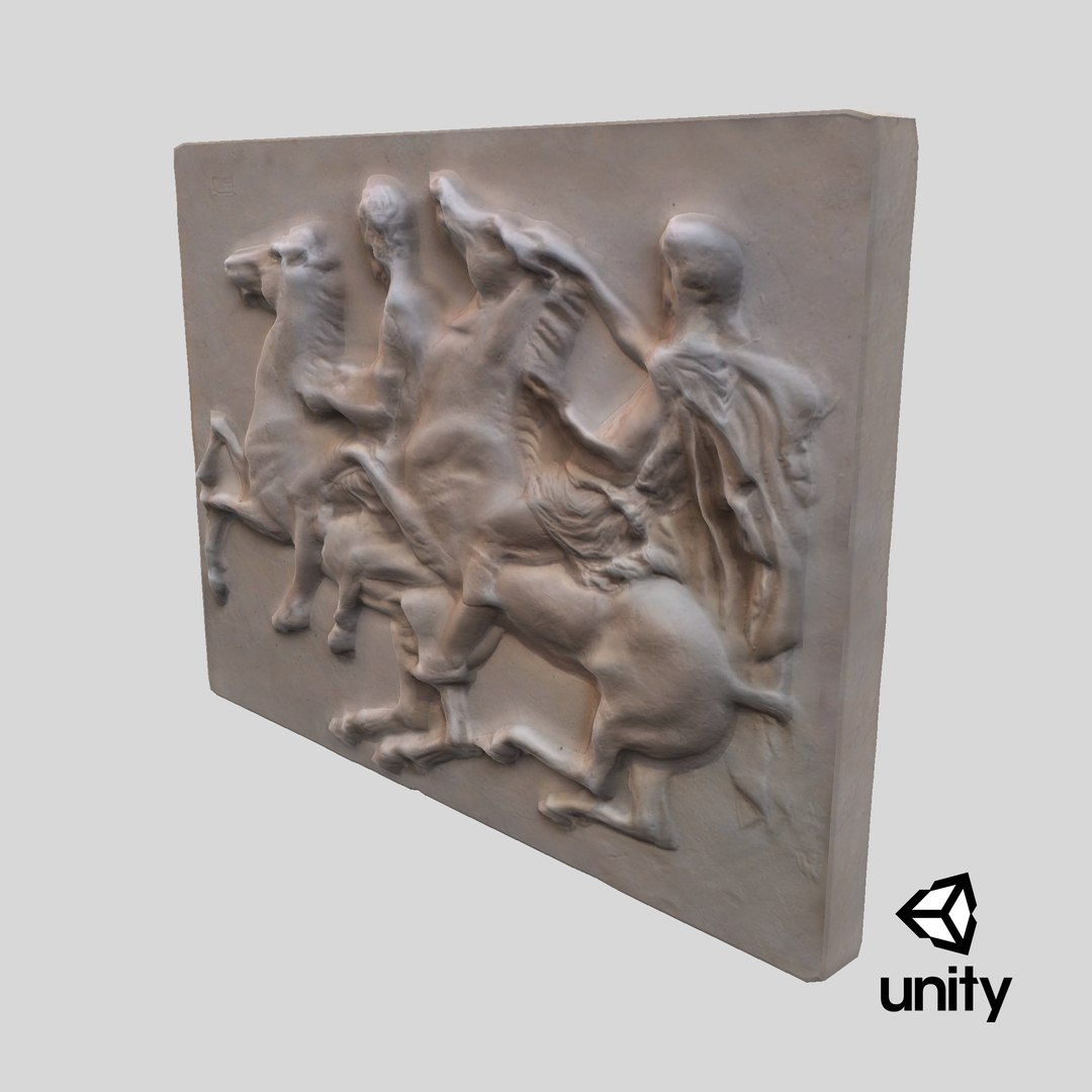 Horse Riders Frieze 3D model https://p.turbosquid.com/ts-thumb/nO/SEJlYW/kI/stemcell_unity_render/png/1701132129/1920x1080/fit_q87/66ce16a4580a49c05bfed379a9034bbcea2732fc/stemcell_unity_render.jpg
