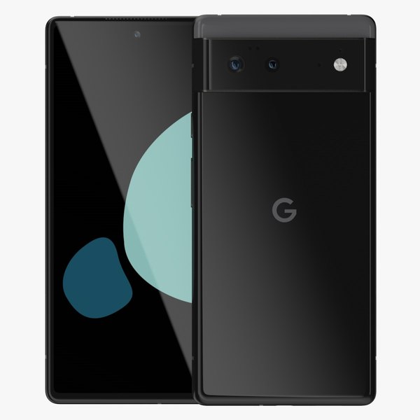 Google Pixel 6 Black 3D model