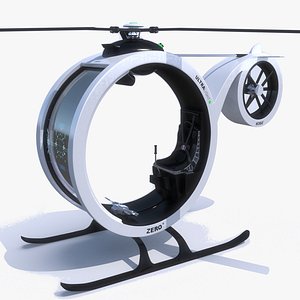 Zero Ultra Light Helicopter Sci-Fi