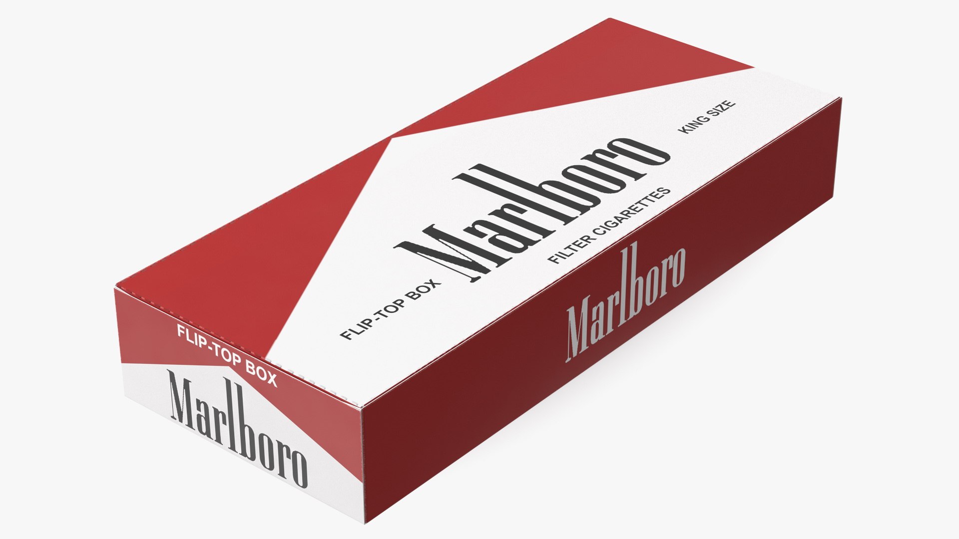 3D Carton Cigarettes Box Marlboro model TurboSquid 1943621