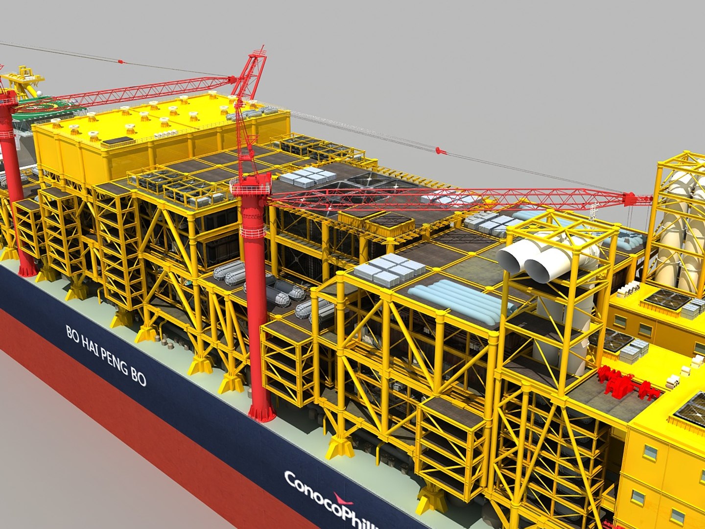 Fpso Factory Oil Ship 3D Model - TurboSquid 1343783