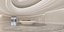 Minimalist Grand Lobby Atrium with Sculptural Ceiling 3D model