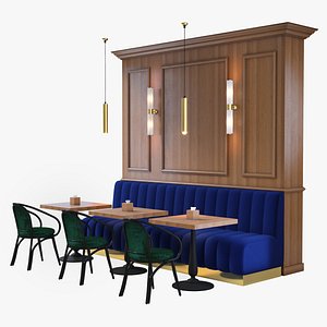 Restaurant set 1 3D
