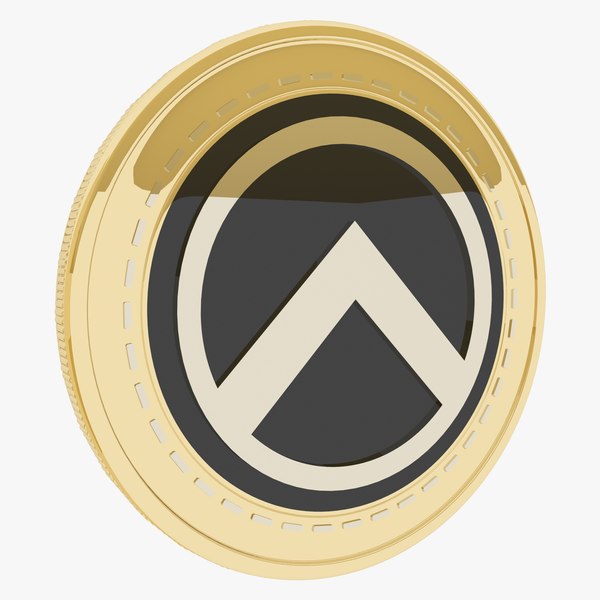 3D ARMR Cryptocurrency Gold Coin