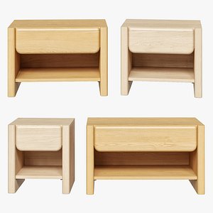 Restoration Hardware nightstand Noma 3D model
