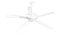Quorum Villa 52  Studio White Transitional Ceiling Fan