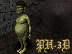 creature fantasy 3d model