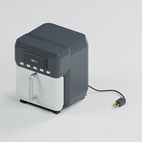 Countertop Basket Air Fryer with Digital Controls and Handle