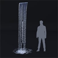 Animated Waterfall 300cm W 55cm H