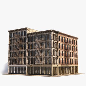 3D model soho facade 4