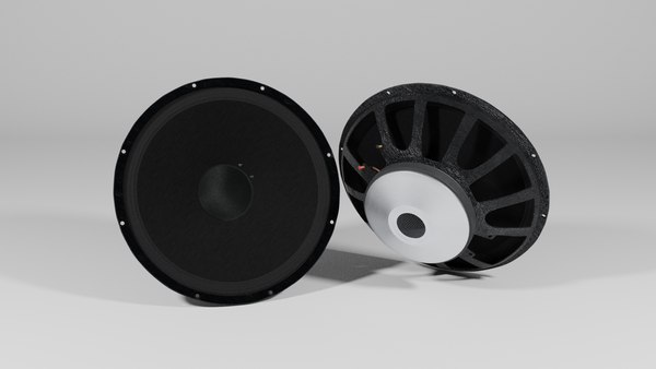 speaker woofer speak 3D model