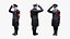 3D Rigged Nazi Wehrmacht Officer Soldier Character German WW2