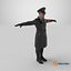 Rigged Nazi Wehrmacht Officer Soldier Character German WW2