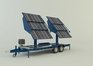 Solar panel carrier model