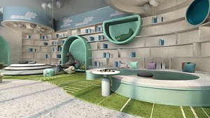 3D Children book bar model