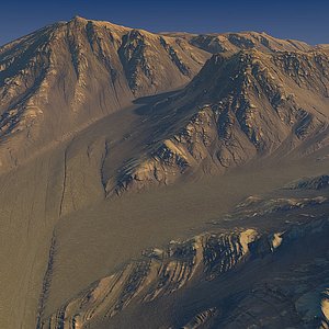 3d terrain maps model