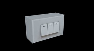 electric switch 01 3D