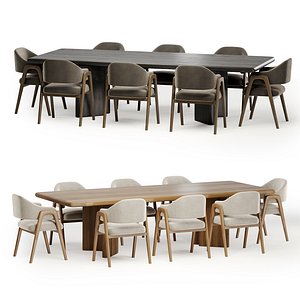 trever jose chair with imari table