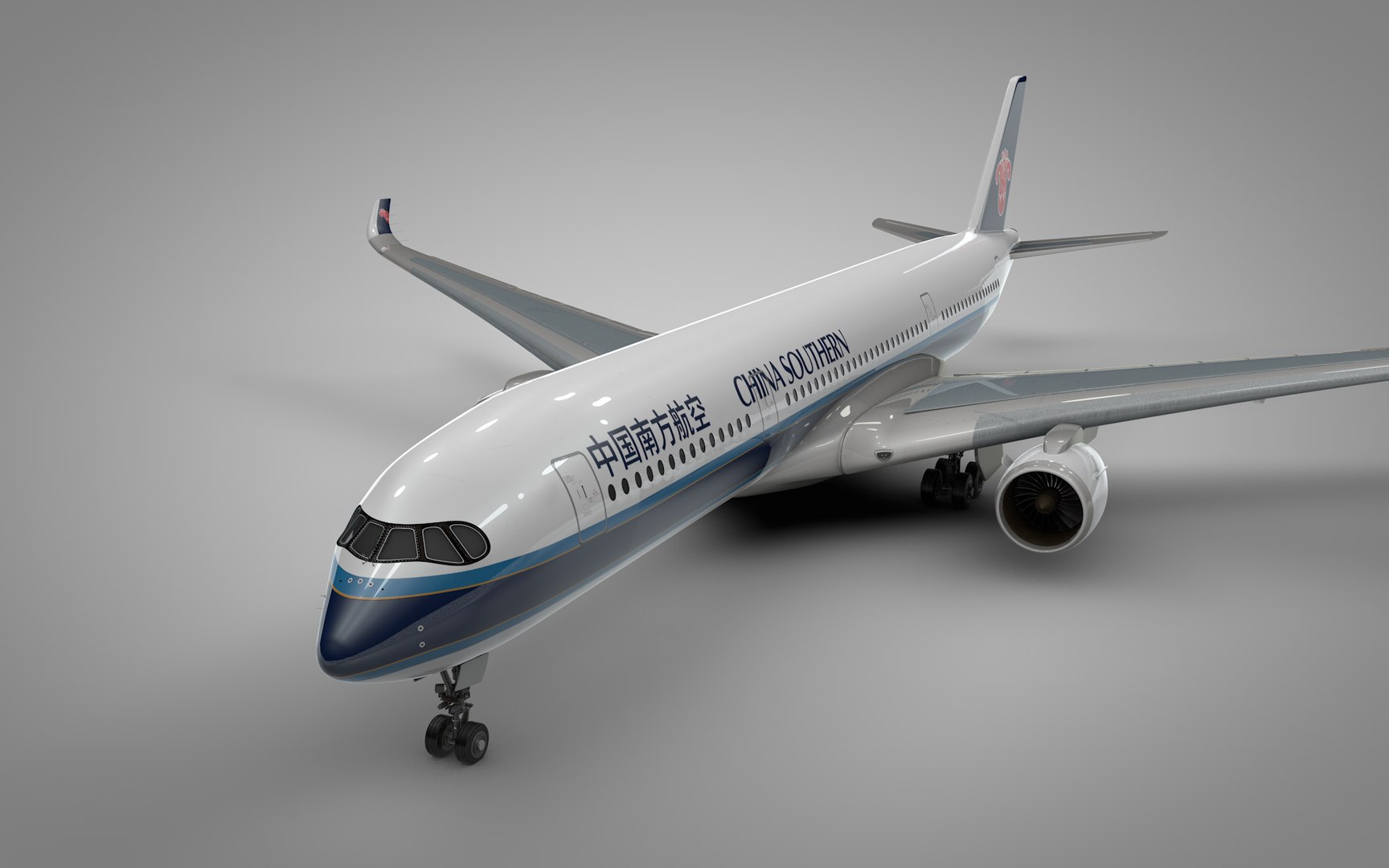 3D a350-900 china southern airlines model - TurboSquid 1652158