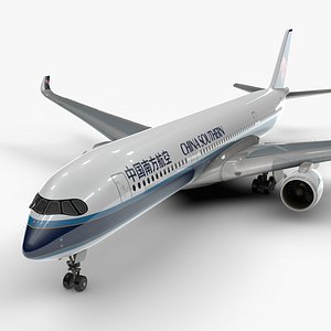 3D a350-900 china southern airlines model