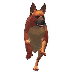 Dog - polygonal