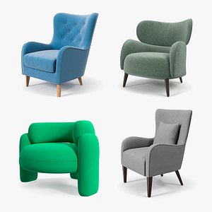 Armchairs Collection 10 model