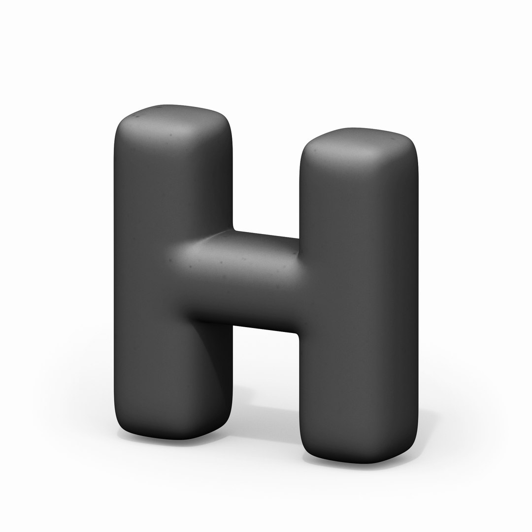 3D Ht Standard Font Edges Model - TurboSquid 1420858