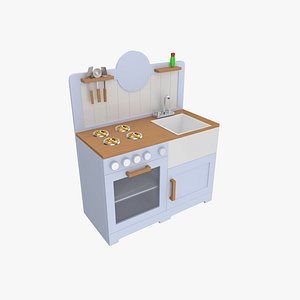 toy kitchen 3d 3ds