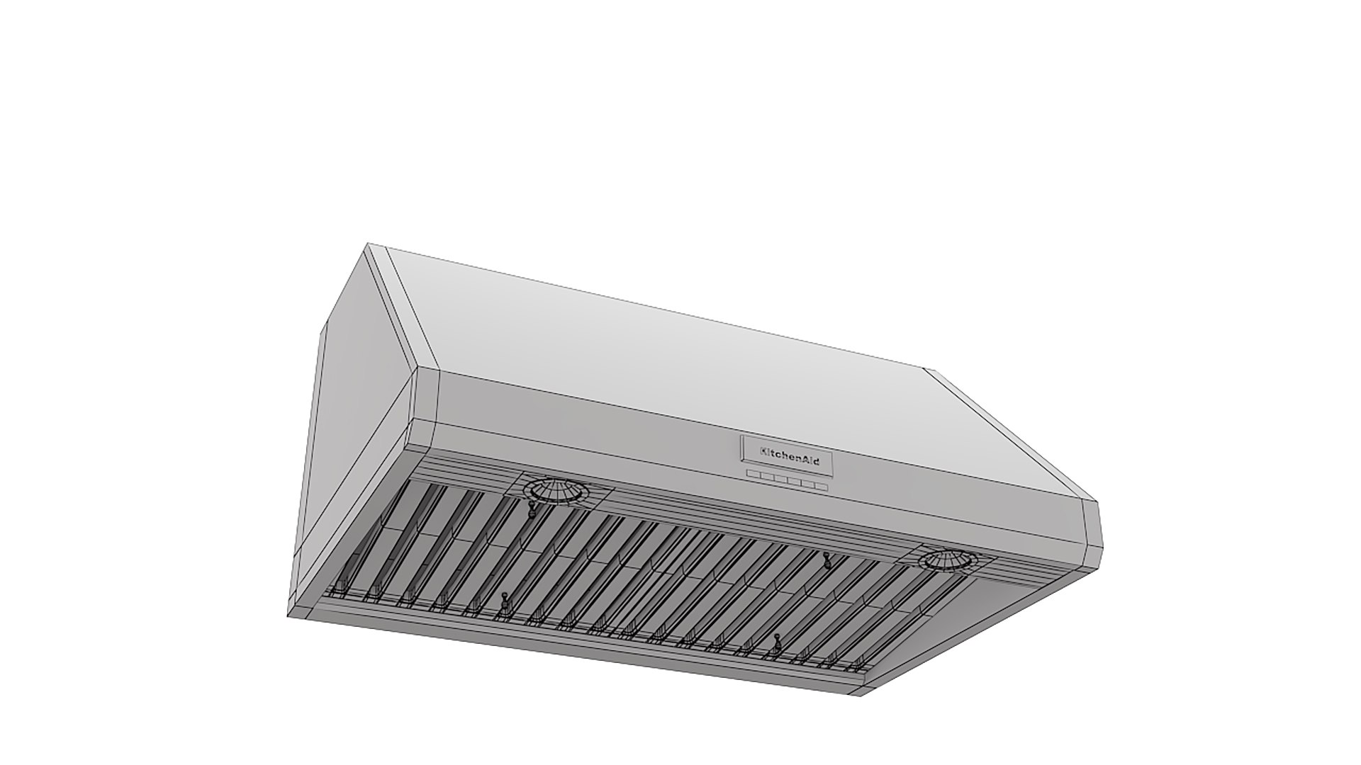 KitchenAid Wall Mount Hood KVWC906KSS Model TurboSquid 2206539