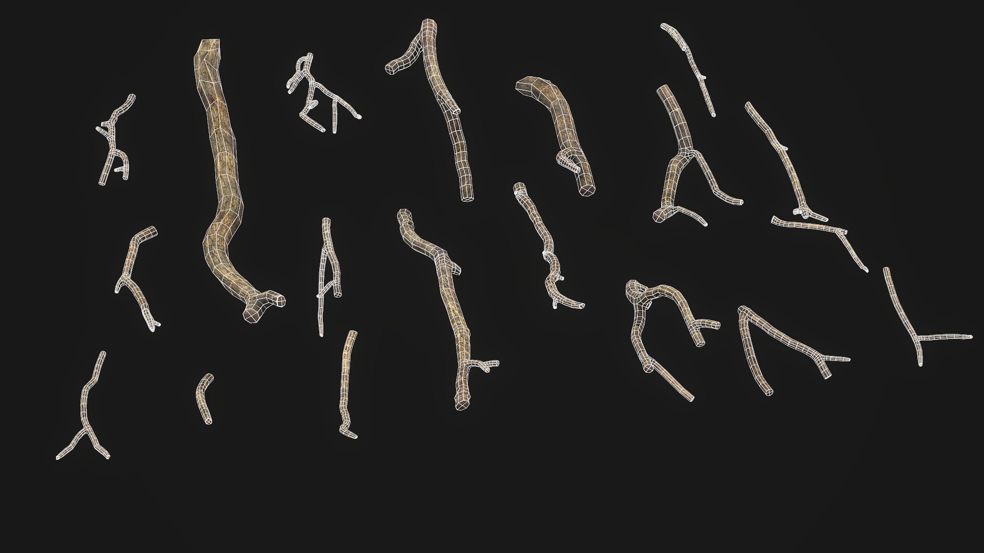 Twig V1 PBR Model - TurboSquid 2298007