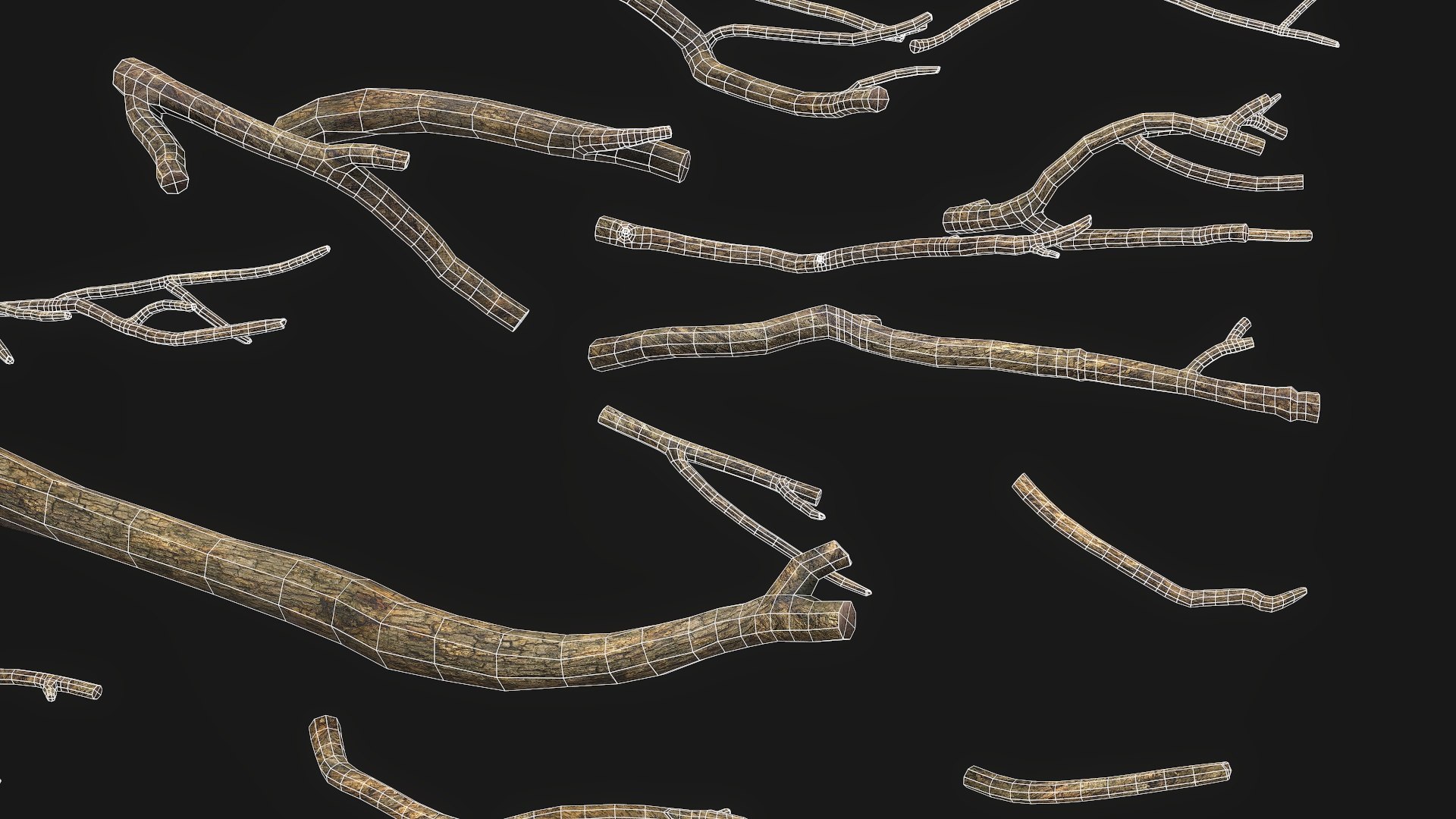 Twig V1 PBR Model - TurboSquid 2298007