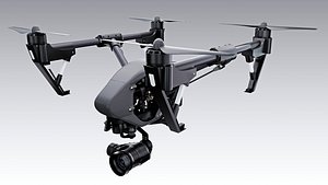 DJI Inspire Pro 1 Drone - Cinema 4D Octane Plus Other 3D Formats