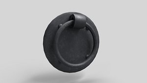 Door Handle Medieval M2 3D