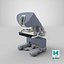 Robotic Arm Console 3D model