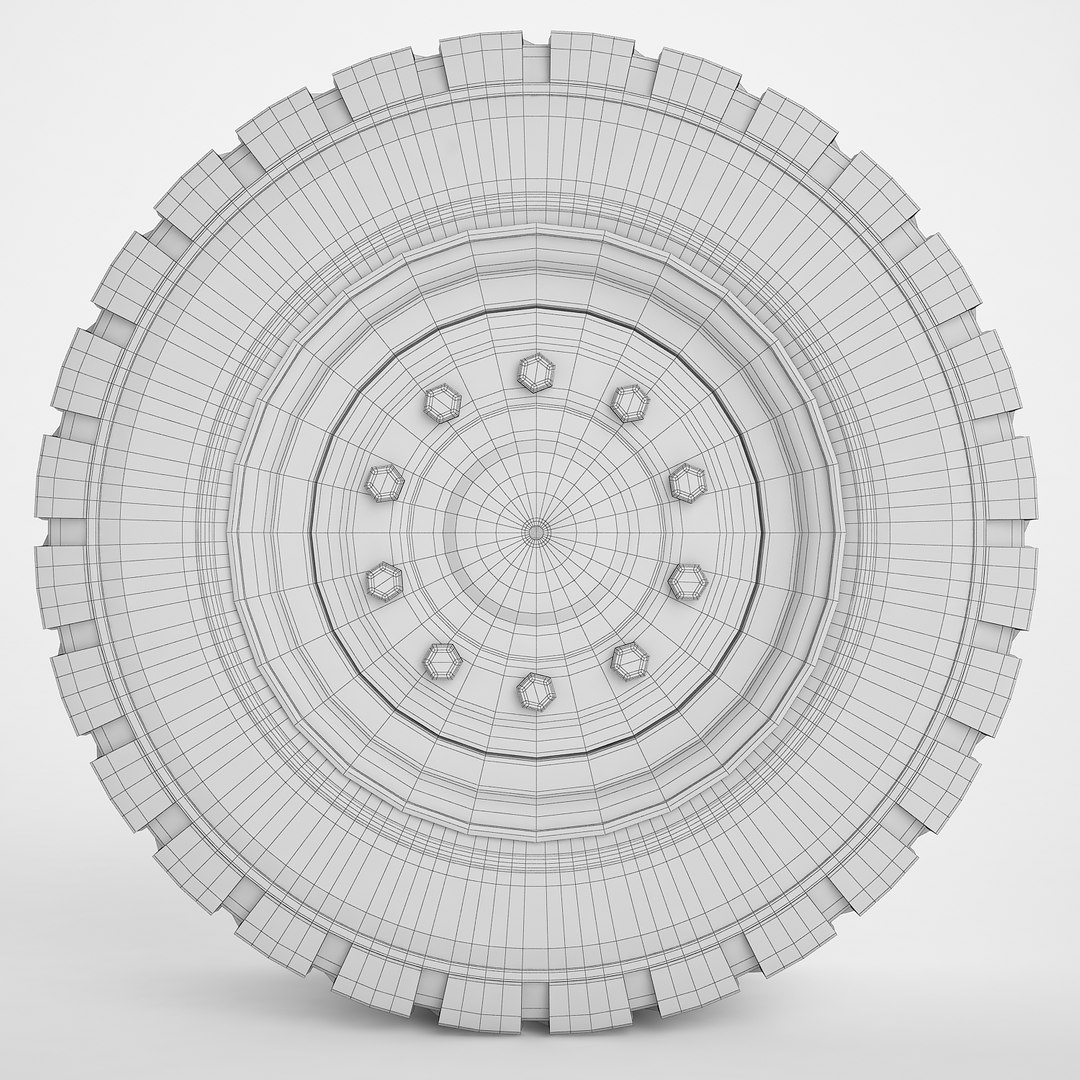 douglas kalmar wheel 3d obj