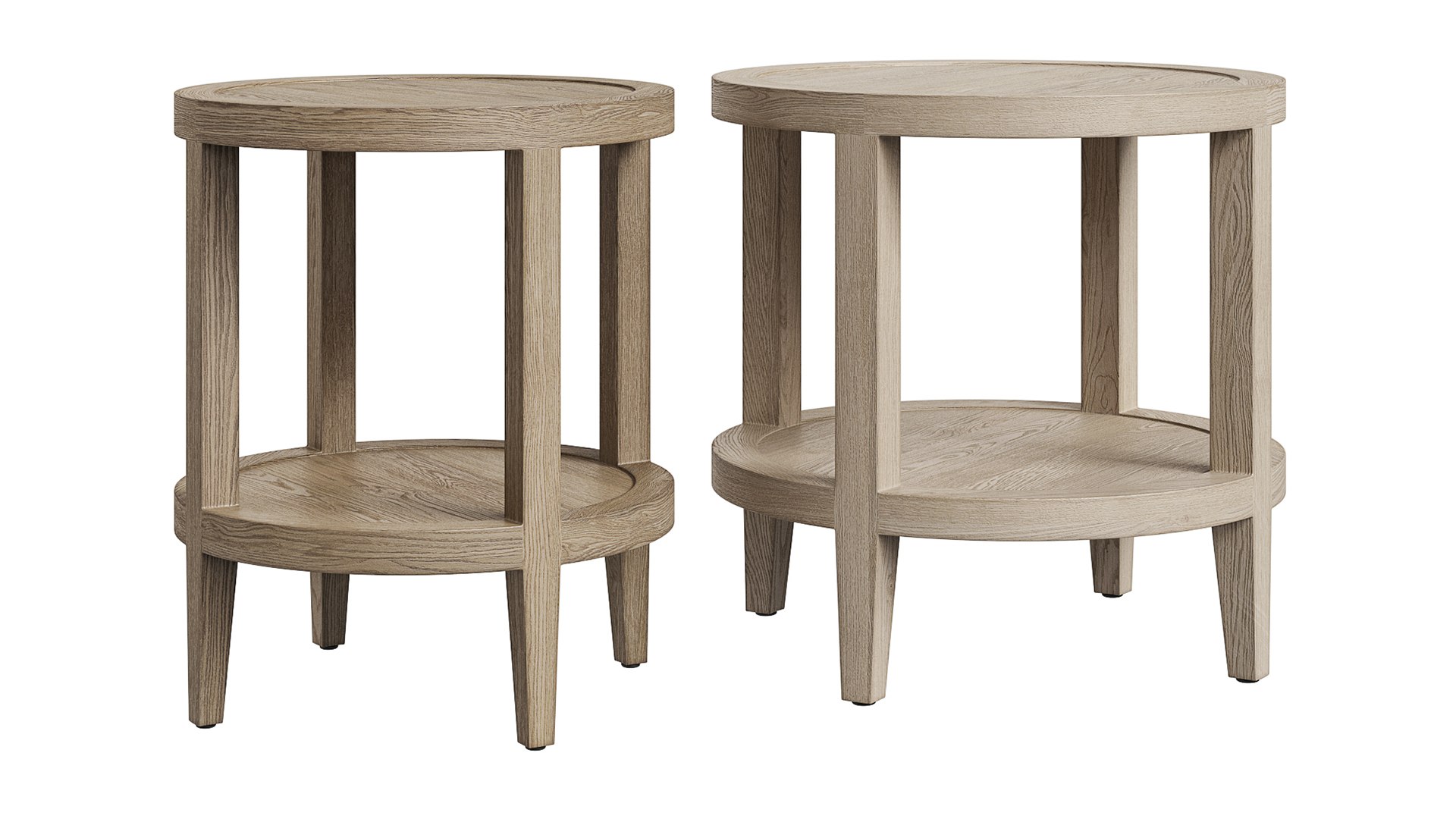Restoration Hardware Side Tables French Contemporary Model TurboSquid 2212395