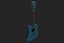 Gitarre dunkelblau