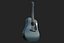 Gitarre dunkelblau