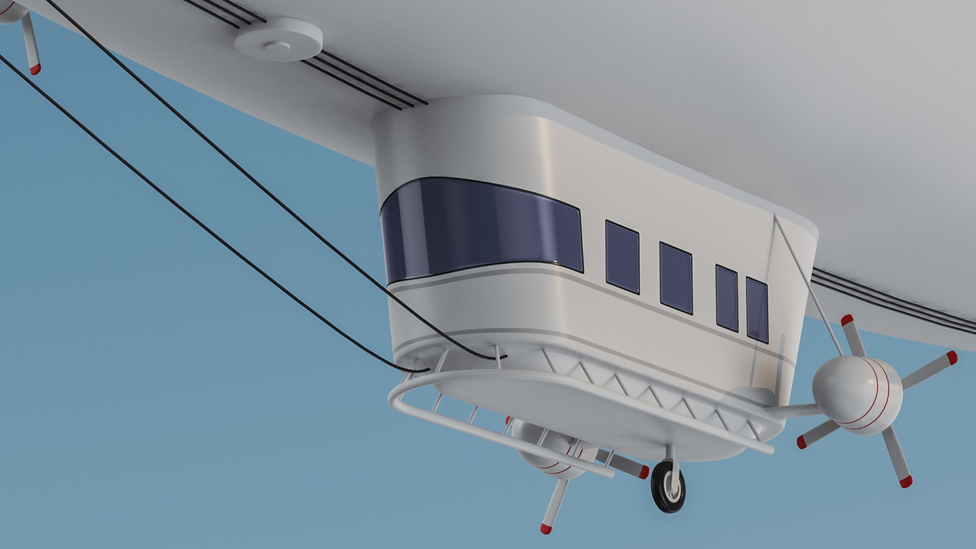 Blimp 3D Model - TurboSquid 1826442