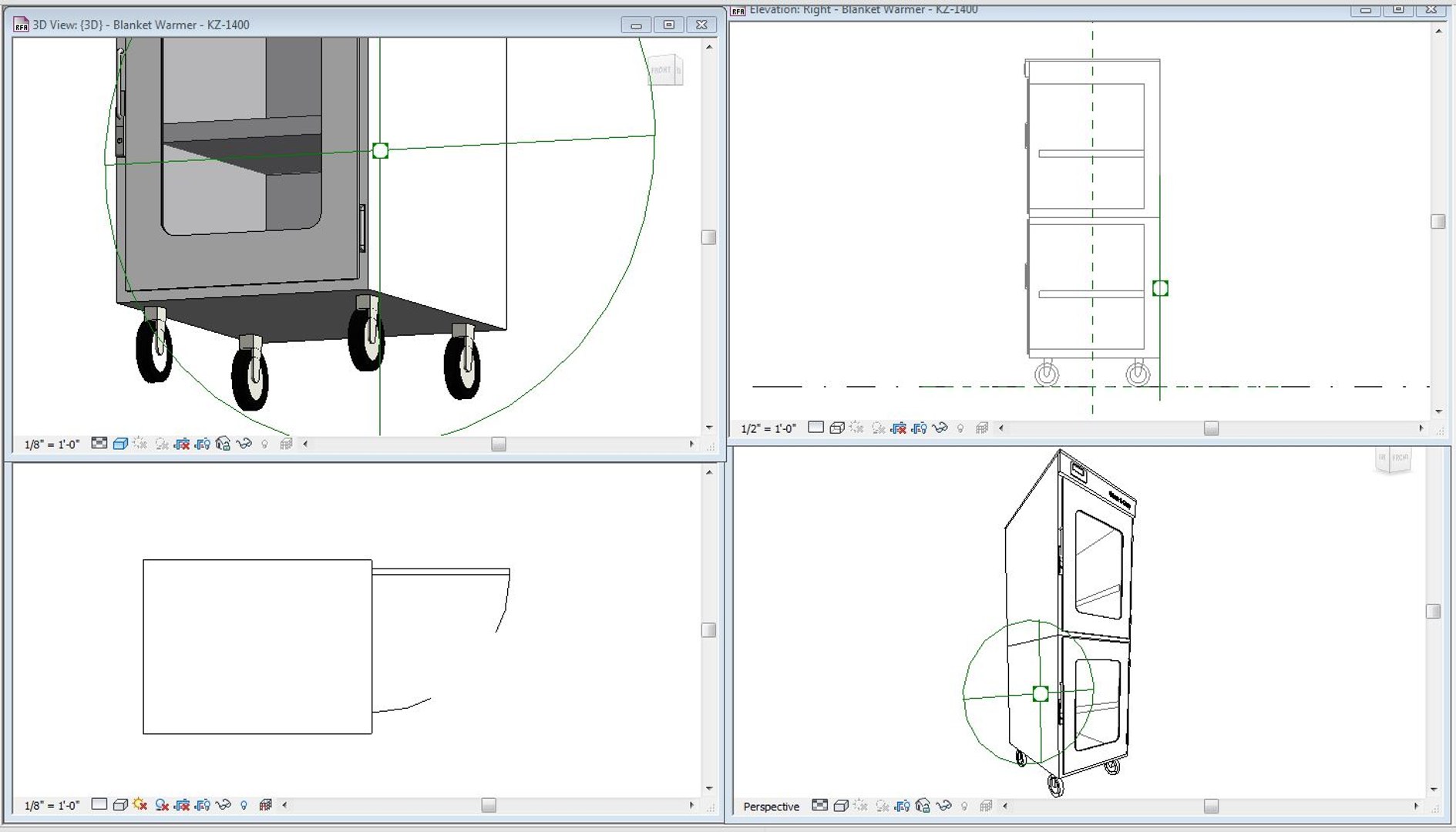 Free Rfa Mode Revit Kz1400 Blanket Warmer