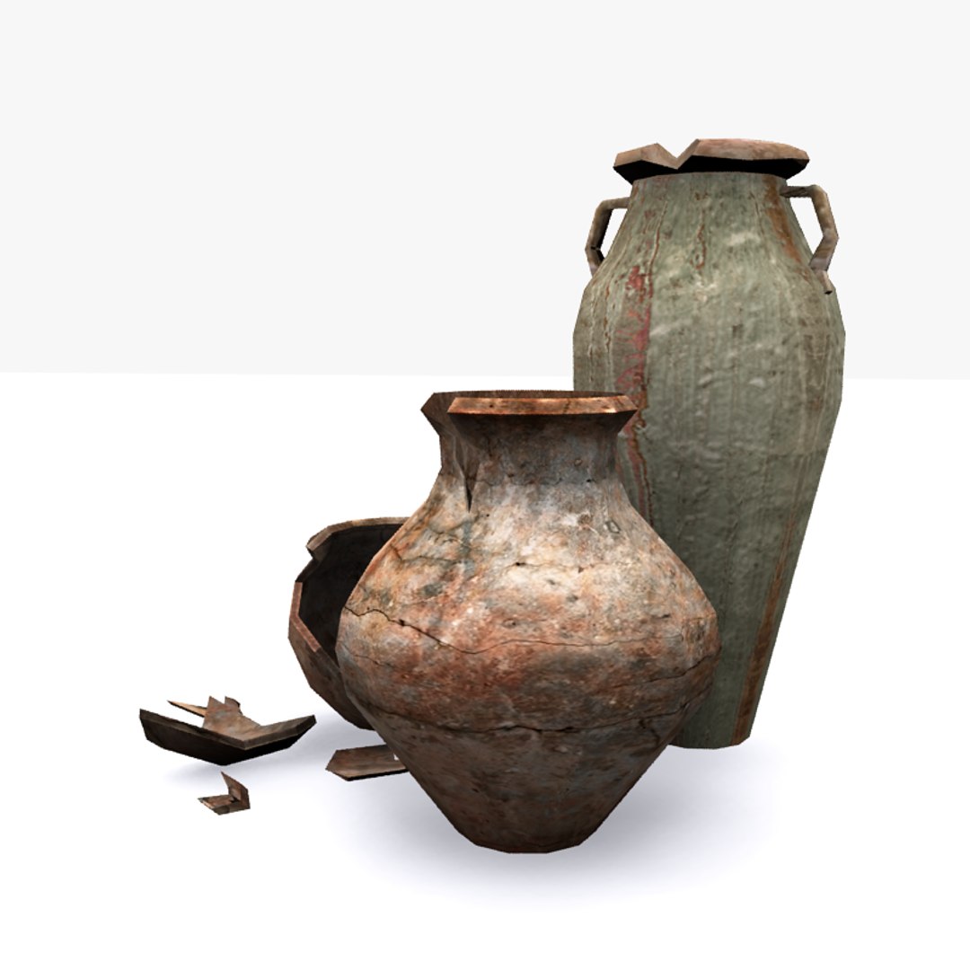 3d broken pots https://p.turbosquid.com/ts-thumb/nP/dpOsZp/8odwm9WU/preview03/png/1344916983/1920x1080/fit_q87/1052da737d47b0e1f94b95bf0a6bf55861b8c47e/preview03.jpg