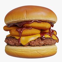 Smoked Onion Crunch Burger