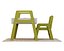 Children growing table and chair set for CNC