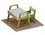 Children growing table and chair set for CNC