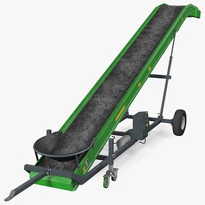 Farm Conveyor Belt System Dusty Rigged