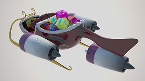 santa claus skate jet max