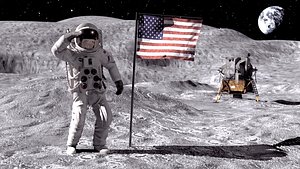 Moon Landing NASA astronaut