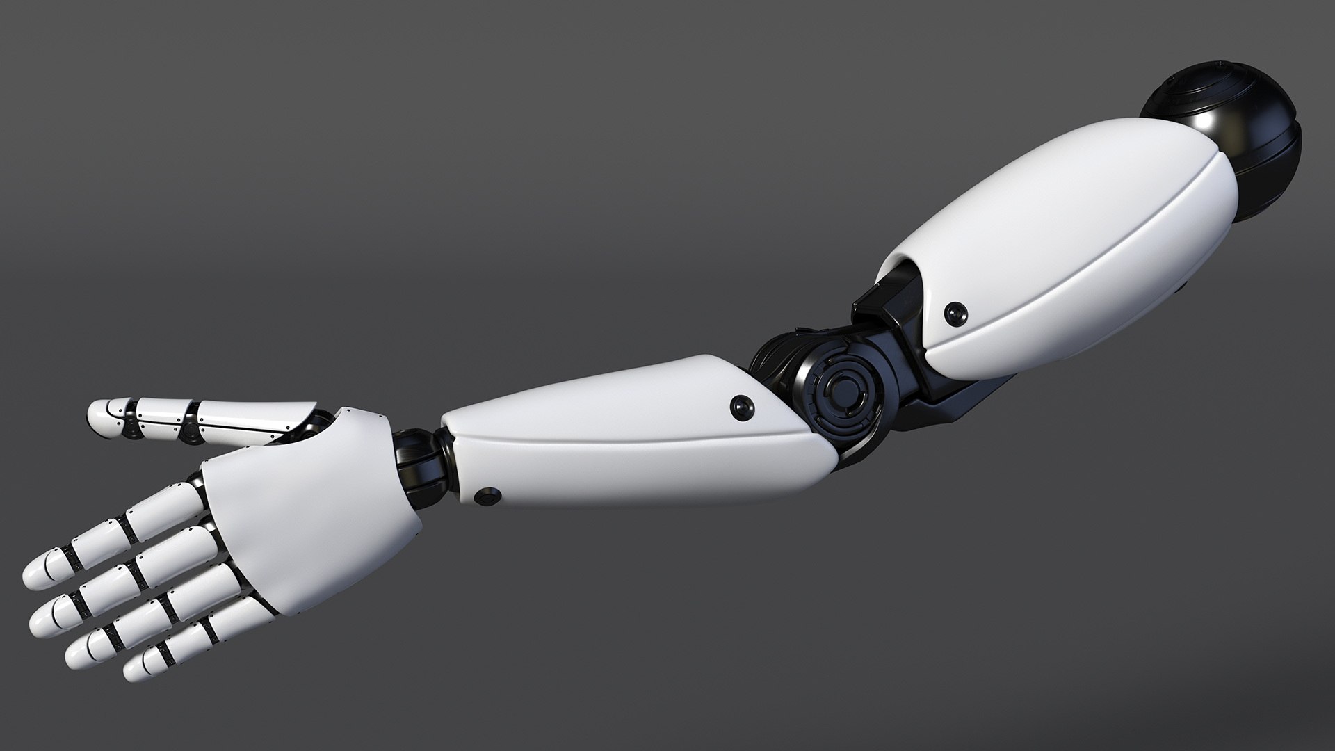 Sci Fi Robot Arm Rigged 3D model TurboSquid 2111041