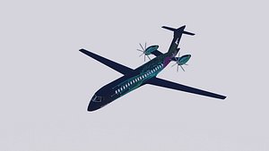 3D Embraer NG Turboprop model